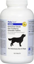 Potassium Citrate Plus Cranberry, 100 Chewable Tablets (4 Pack)