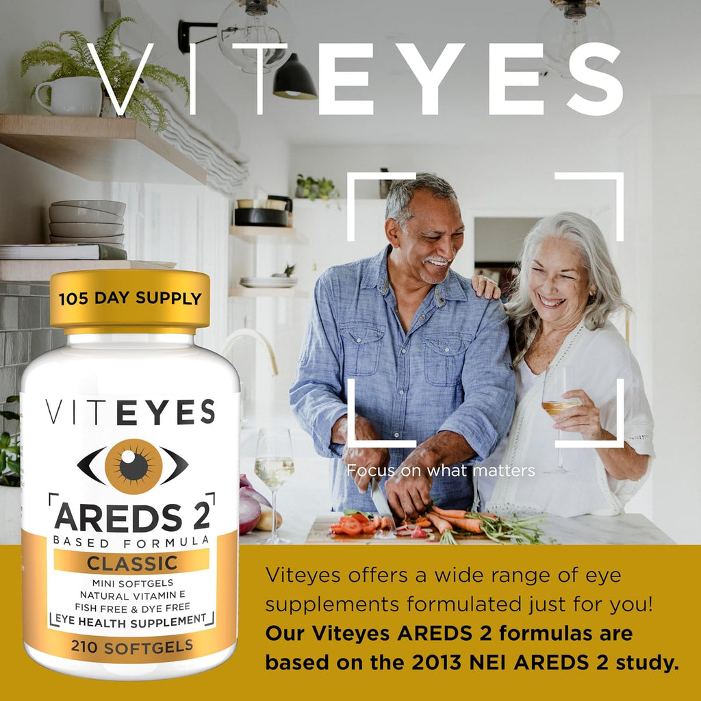 Viteyes AREDS 2 Classic Fórmula para la Salud Macular, 210 Cápsulas Blandas