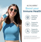 ALTAGAMMA 8 en 1 Suplemento de Apoyo Inmunológico con L-Lisina, Vitamina D y Zinc, 60 Cápsulas