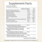 RidgeCrest Herbals Hair ReVive - Suplemento Capilar con Biotina, Vitamina C, Zinc y Cobre (120 Cápsulas, 30 Días)