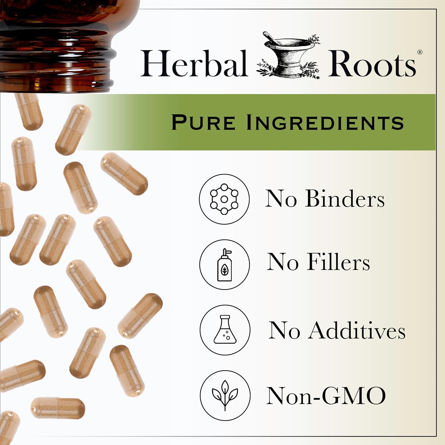 Herbal Roots Cápsulas de Remolacha Orgánica en Polvo (1.500 mg, 60 Cápsulas Veganas)