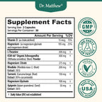 CortiRest – Reductor de Cortisol y Apoyo Suprarrenal con Ashwagandha KSM-66, Magnesio, L-Teanina, Rodiola, Apigenina, Cúrcuma y Vitamina D3