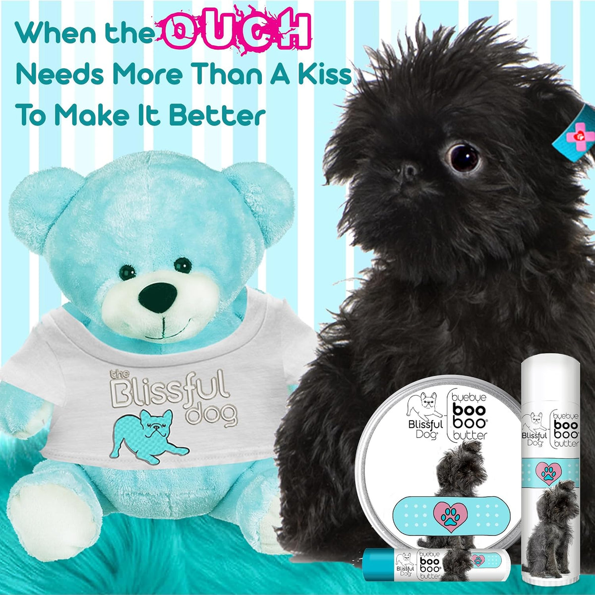 The Blissful Dog Affenpinscher Boo Butter, – Aceite de oliva, ricino, aguacate, almendra y coco: combinación de – Image 2
