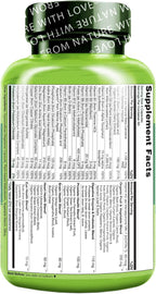 NATURELO Multivitamínico Integral para Hombres 50+ - 240 Cápsulas Vegetales