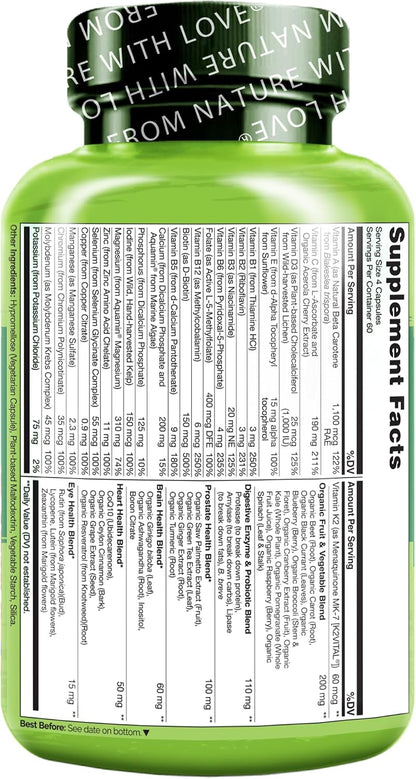 NATURELO Multivitamínico Integral para Hombres 50+ - 240 Cápsulas Vegetales – Image 7