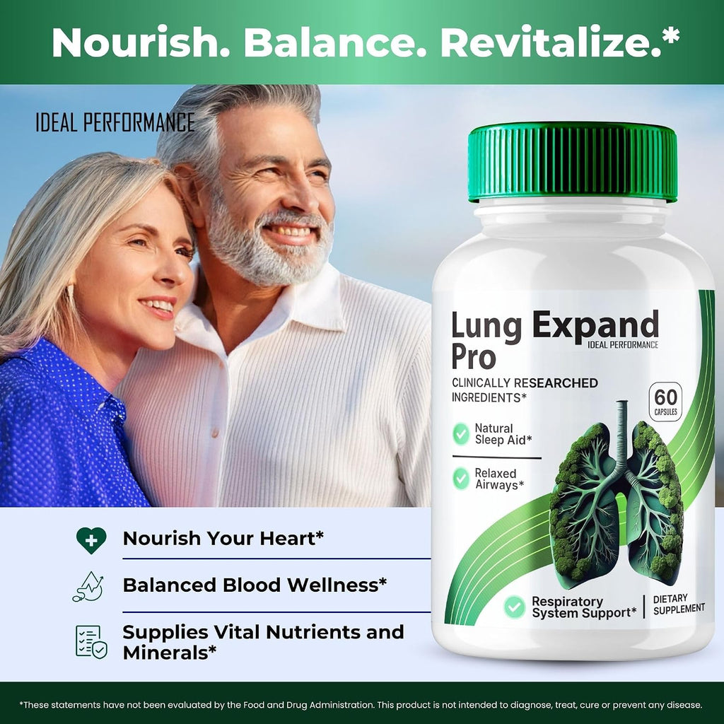 Lung Expand Pro Blood Capsules (60 Cápsulas)