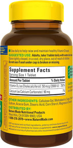 Vitamina D3 2000 UI - 220 comprimidos - Nm