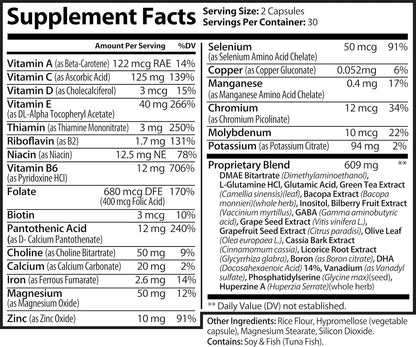 Brain Booster Suplemento para Concentración, – Ácido L-piroglutámico: Un aminoácido que favorece la comunicación – Image 2