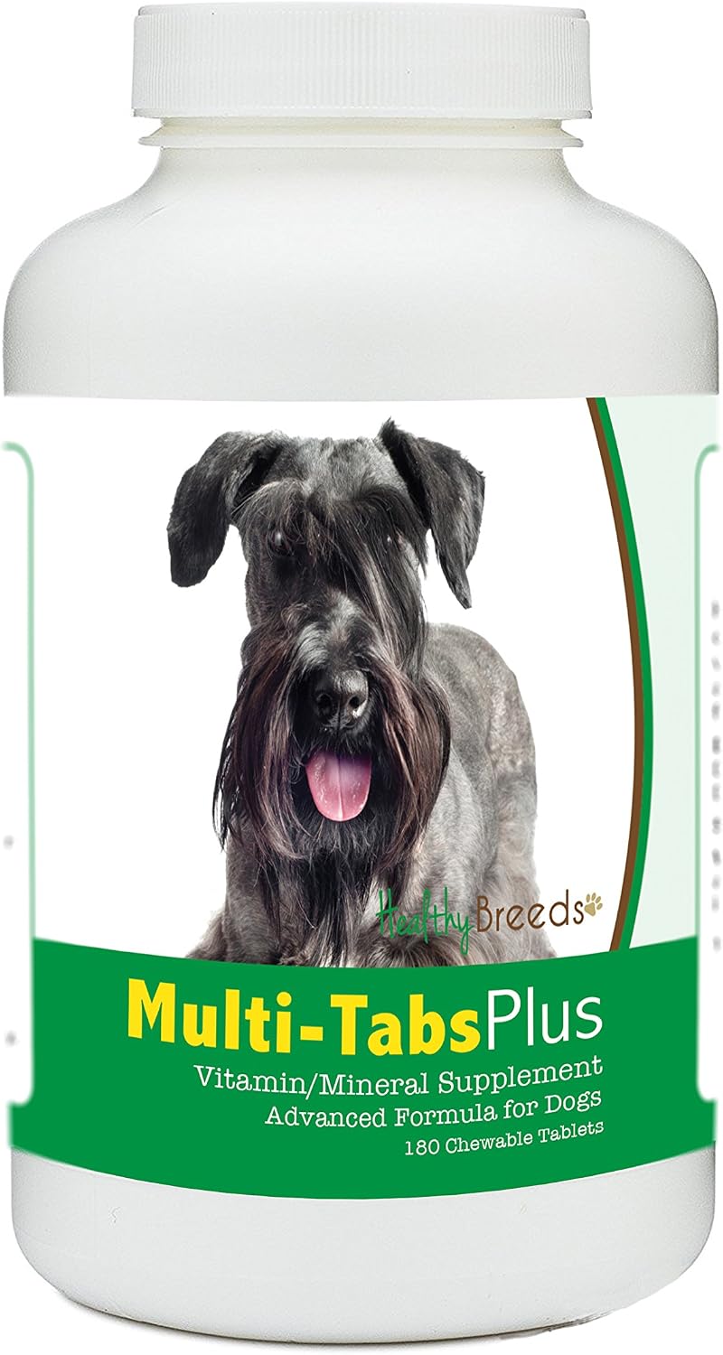 Healthy Breeds Cesky Terrier Multi-Tabs Plus Comprimidos Masticables para Perros - 180 Unidades