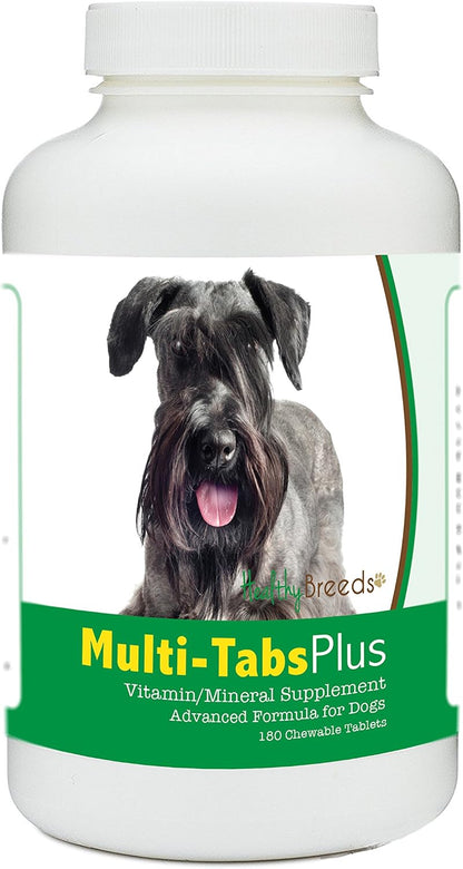 Healthy Breeds Cesky Terrier Multi-Tabs Plus – Vitamina A: Importante para la visión, la piel y el sistema – Image 1