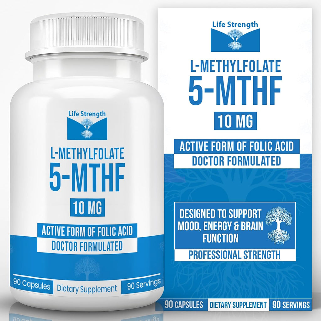 L-Methylfolate 15 mg | 90 Cápsulas | Metilfolato Activo 5-MTHF