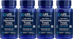 Life Extension High Potency Optimized Folate, 8500 mcg DFE, 120 Vegetarian Tablets