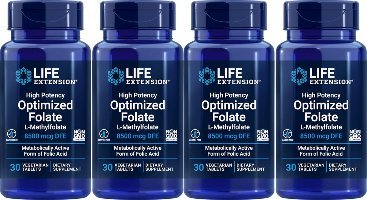 Life Extension Folato Optimizado de Alta – Crecimiento de los tejidos maternos: El ácido fólico contribuye al – Image 1