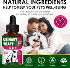 Complemento Urinario con Arándano para Perros y Gatos - Gotas para el Apoyo Renal y Vesical - 60 ml