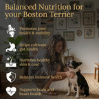 Multivitamínicos Boston Terrier - 90 comprimidos con bacon