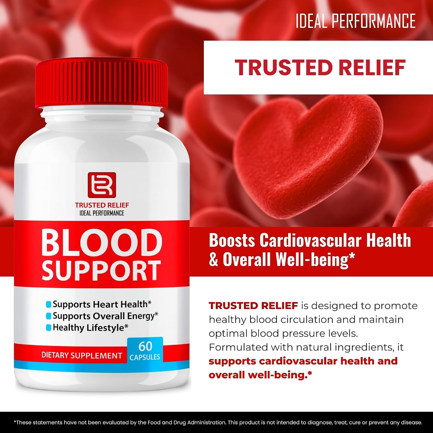 Trusted Relief Capsules - Complemento Alimenticio Natural, Máxima Potencia, 60 Cápsulas