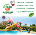 Lifeable Complejo B sin Azúcar para Niños con Vitamina C - 90 Gomitas