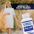 Ácido Fólico 400 mcg - 100 Comprimidos - Natural Systems