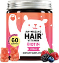 Gominolas de Biotina 5.000 mcg con Vitaminas C y E - 60 Unidades Veganas