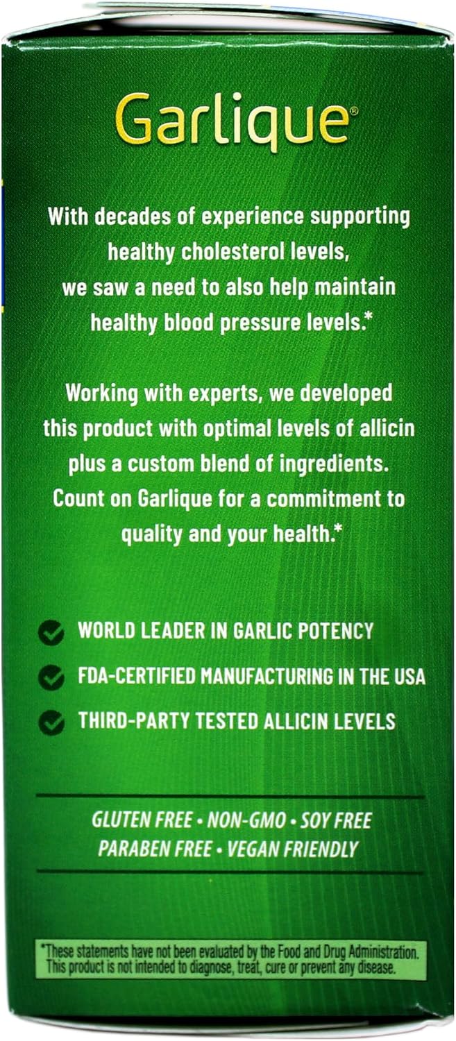 Garlique Fórmula para Presión Arterial Saludable - 60 Comprimidos (Pack de 2)