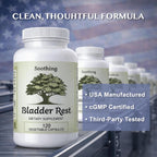 Bladder Rest - Salud de la Vejiga y Soporte para el Revestimiento Natural - 120 Cápsulas