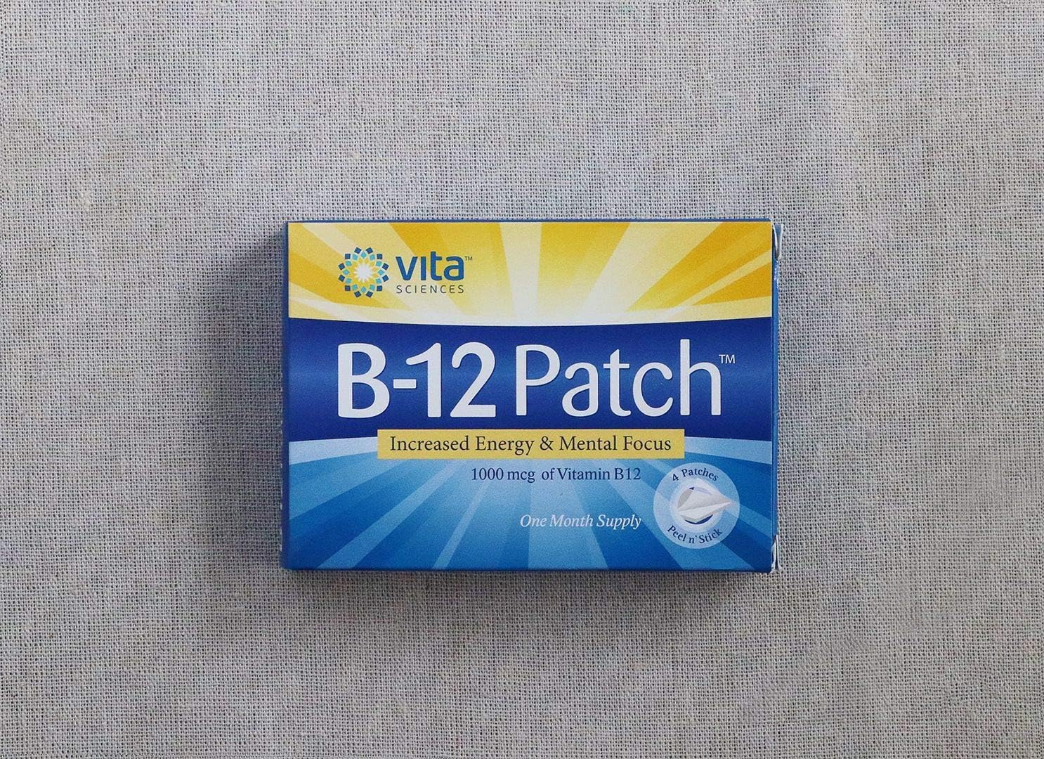 Vita Sciences Aplicación de Vitamina B12 - Fórmula Extra Fuerte, 1000mcg, Pack de 3