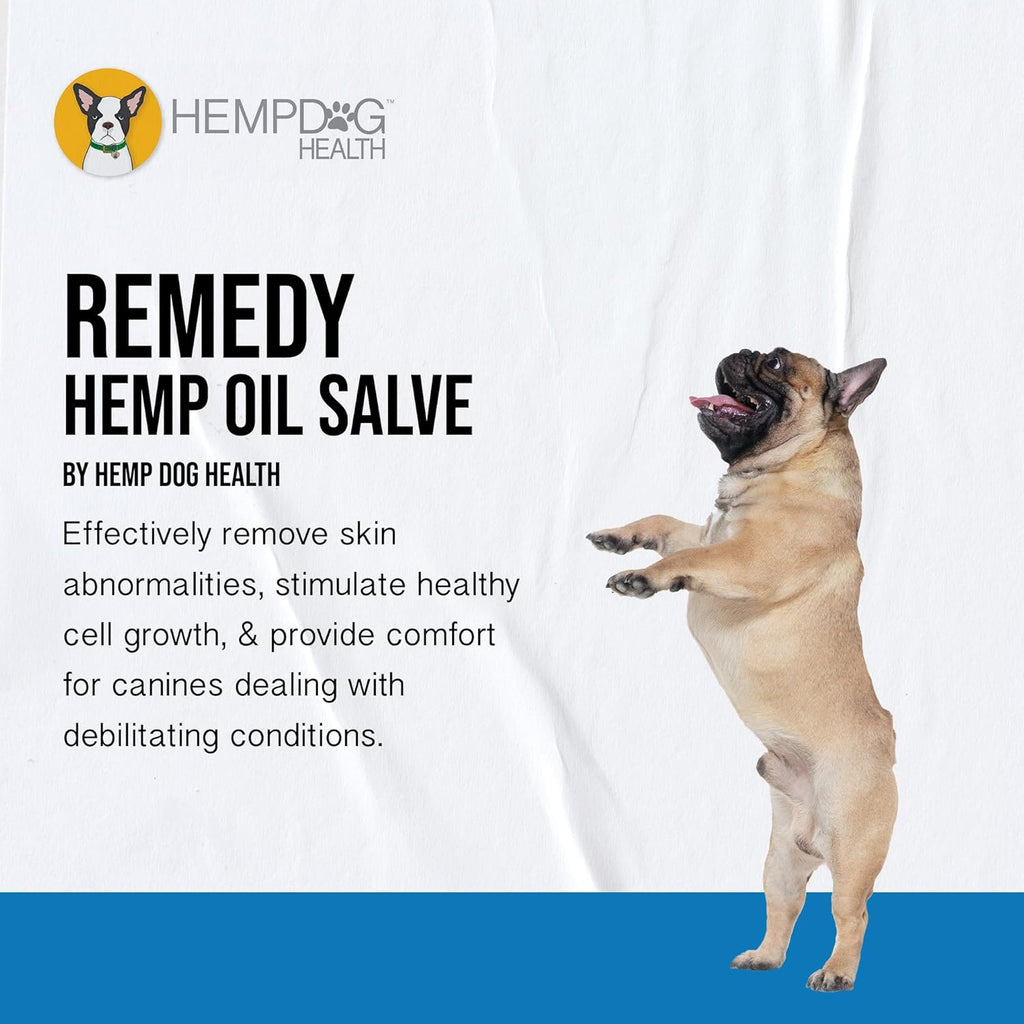 Remedy - Dog Balm con Aceite de Cáñamo - Bálsamo Natural para Perros