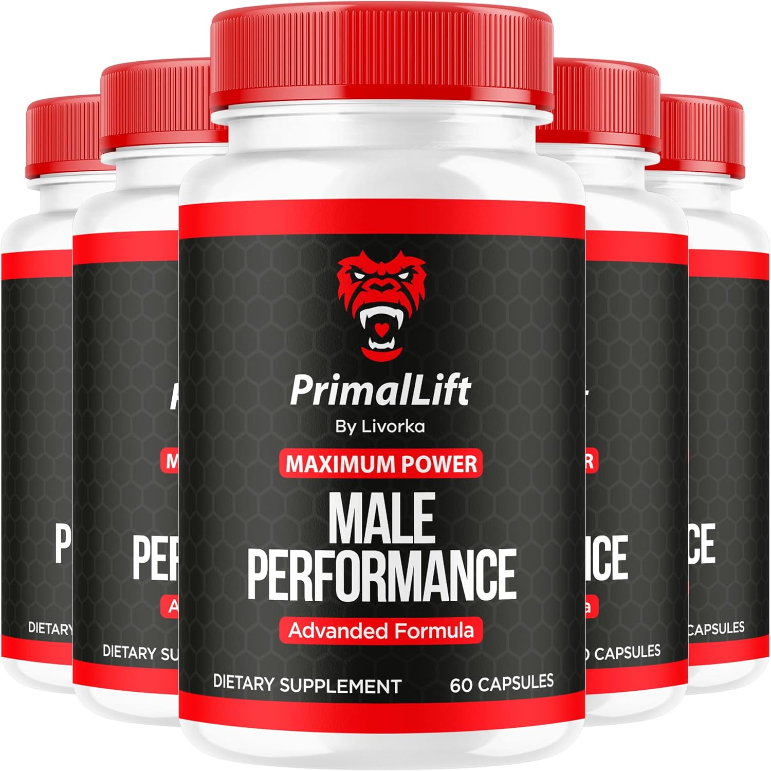 Primal Lift for Men - Complemento Multivitamínico - 5 Pack, 300 Cápsulas