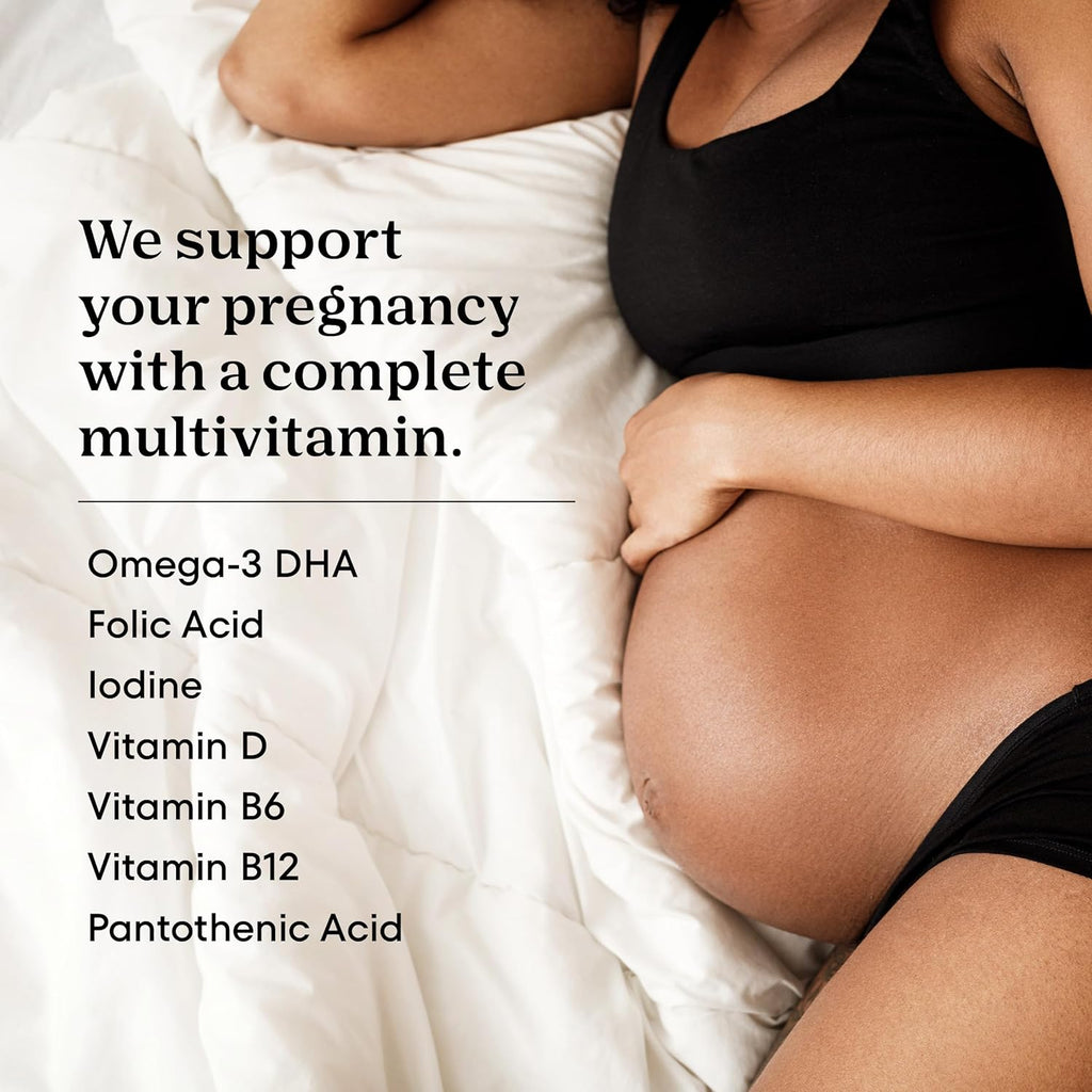 One A Day Vitaminas Prenatales para Mujeres Gominolas - Vitaminas para el Embarazo con Ácido Fólico, DHA, Yodo, Gominolas Prenatales, Sin Hierro, 60 Unidades