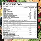 NutraPath Superfood Frutas y Verduras Gominolas (120 unidades), 12+ Superfrutas y 30 Verduras, Frutas y Hierbas, Vitaminas de Frutas y Verduras, No-GMO, a Base de Pectina, Sin Gluten