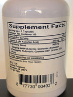 R-Hist - Complemento Alimenticio con Vitamina C, Ortiga, Quercetina y Bromelina