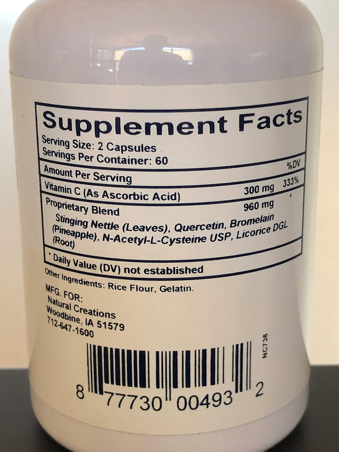 R-Hist - Complemento Alimenticio con Vitamina C, Ortiga, Quercetina y Bromelina