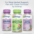 Solaray Garra del Diablo Raíz 525 mg - 100 Cápsulas Veganas