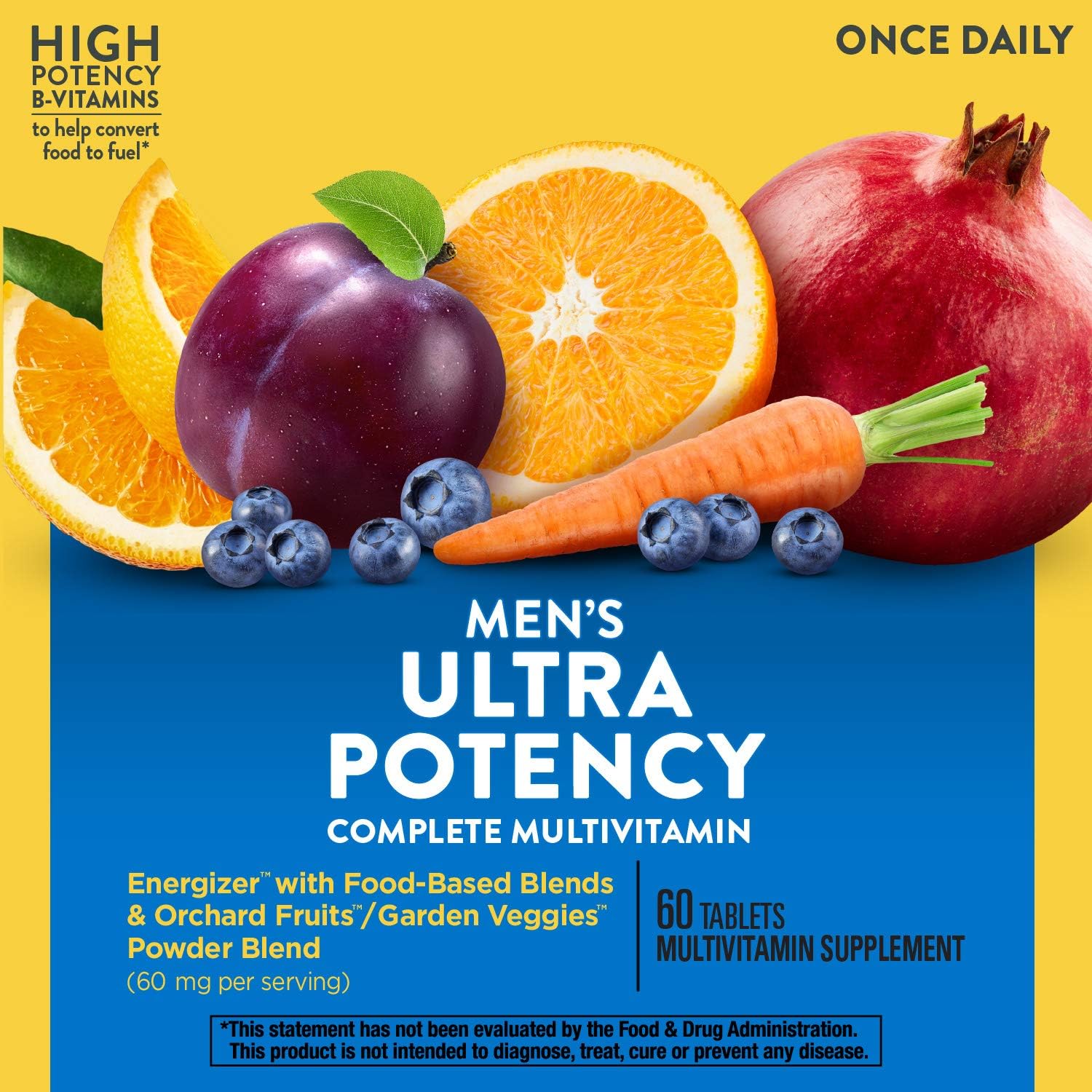 Nature's Way Alive Once Daily Men's Multi Ultra Potency Tablets, 60 Comprimidos
