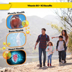 Buried Treasure Gotas de Vitamina D3 y K2 - 5000 UI D3 con 80 mcg K2 Mk-7 - Suplemento Líquido para Huesos, Corazón e Inmunidad - Sin Azúcar - 60 ml (2 fl oz)