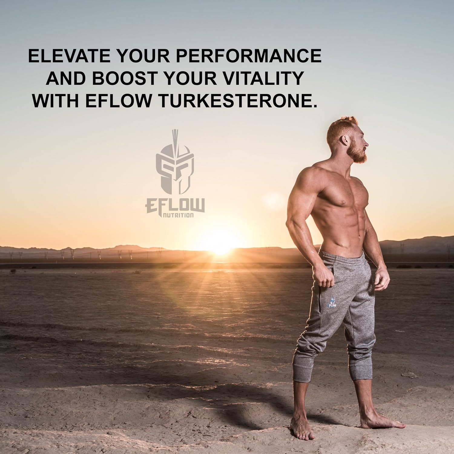 eFlow Nutrition Turkesterone - Suplemento Deportivo de Alta Absorción 60 Cápsulas