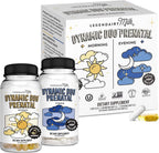 Legendairy Milk Dynamic Duo® Prenatal - Vitaminas Prenatales 2-en-1 con DHA y Folato Metilado - 25 Vitaminas y Minerales para Cada Etapa, 30 Días