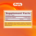 Rugby Timed-Release Niacin 1000mg, 100 Comprimidos