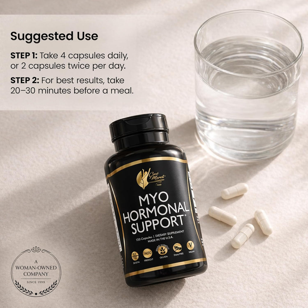 Cocó March N.M.D Myo-Inositol Apoyo Hormonal para Mujeres – 120 Cápsulas Veganas