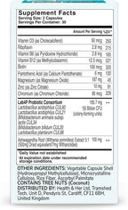 Health & Her Probiótico para Control de Peso en Menopausia - 50bn UFC con Multivitamínicos - 60 cápsulas (1 mes)