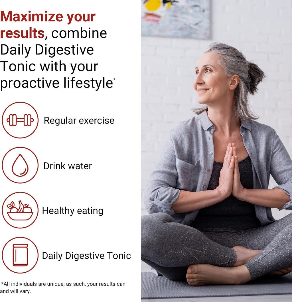 ACTIVATEDYOU Daily Digestive Tonic - Tónico Digestivo Diario con Kombucha, Vinagre de Manzana, Prebióticos y Vitamina C - Sabor Berry Lemonade (30 Servicios)