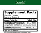 Emerald Labs HashiMune Health - Complemento Vegano para Tiroides e Inmunidad con Selenio e Inositol - 60 Cápsulas Vegetales