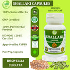 Morsan Healthcare Shallaki (Boswellia serrata) 500 mg, 60 Cápsulas Veganas