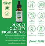 Maxi Health Liquid Vitamin D3 with K2 (MK-7) Drops - 30 ml