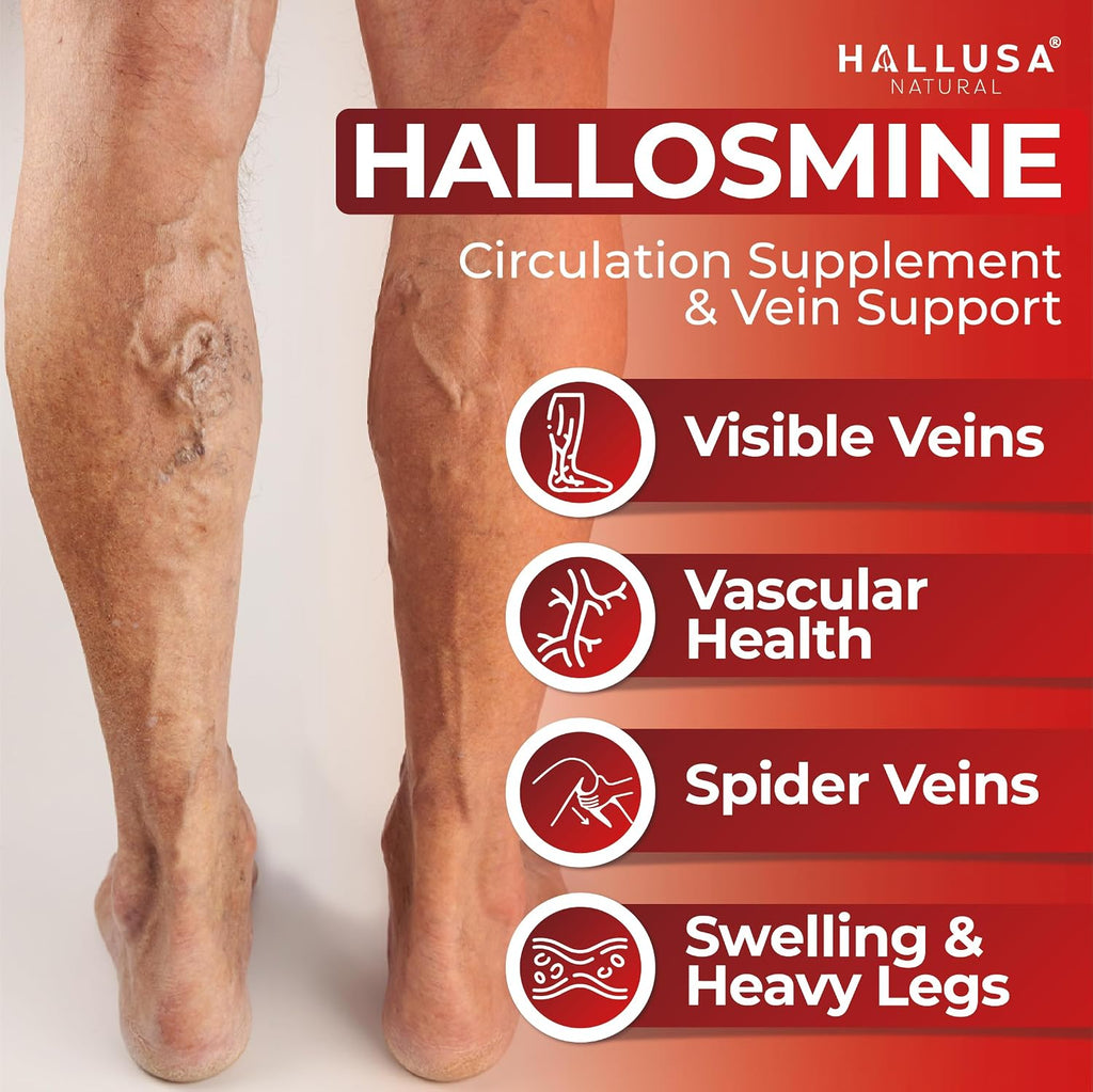 Hallusa Natural Diosmin Circulation 300mg - 60 Cápsulas
