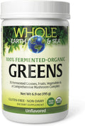 Natural Factors Organic Greens - Mezcla Verde Orgánica, 6.9 oz (196 g)