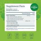 Youtheory Spore Probiotic - Probiótico con Esporas - 6 mil millones UFC - Salud Intestinal - 60 Cápsulas Vegetales
