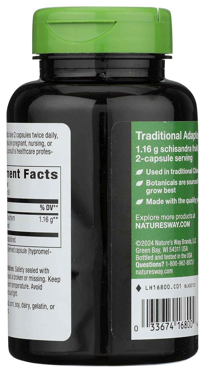 Schisandra Fruit de Nature's Way, 1.160 mg por porción, 100 cápsulas vegetarianas