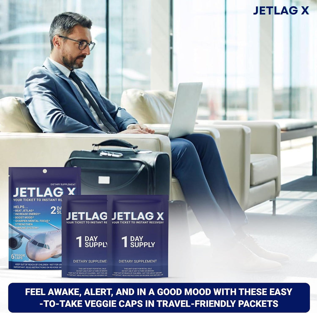 ROCK SOLID JETLAG X - Complemento Alimenticio para Jet Lag