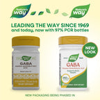 Nature's Way GABA (Ácido Gamma-Aminobutírico) - 250 mg, 60 Cápsulas Veganas
